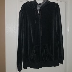 Motherhood Maternity soft Dark gray zip hoodie L